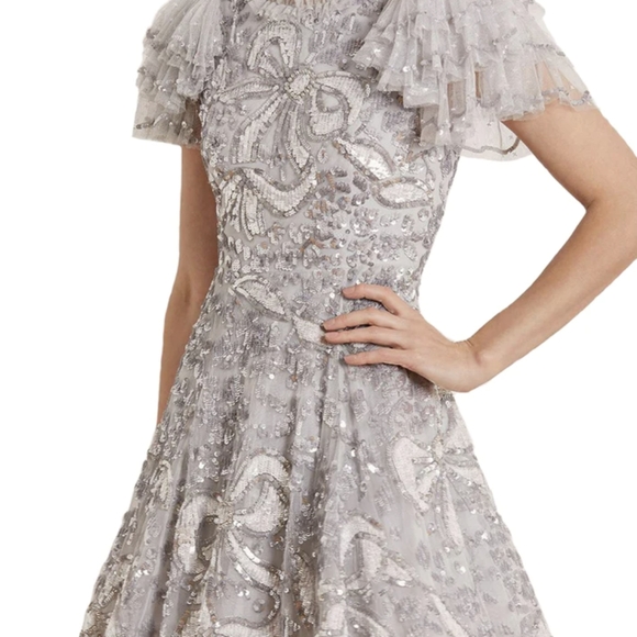 BHLDN Needle Thread Party Dress fits size US 0 2 $560 - Picture 12 of 14